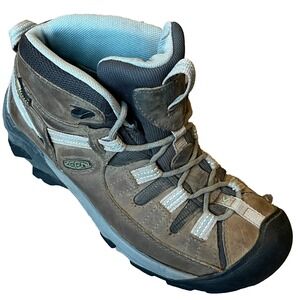Keen Targhee II Mid Hiking Boots Waterproof Brown Leather Womens‎ 7.5 UK 5 EU 38